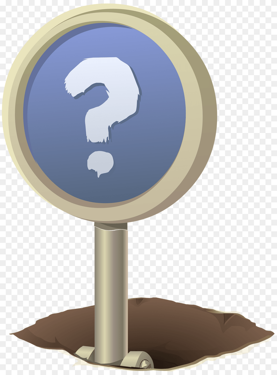 Blue Question Sign Clipart, Symbol, Road Sign Free Transparent Png