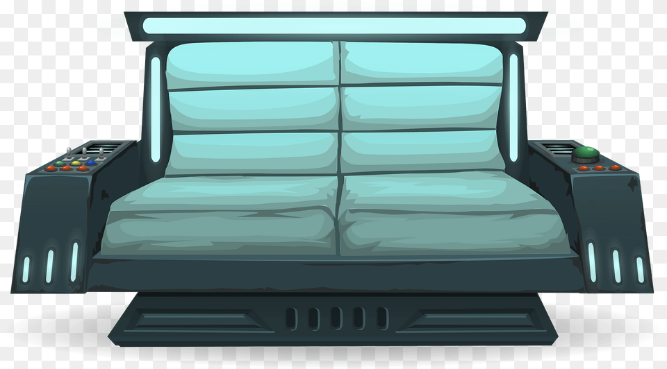 Blue Quilted Sofa Clipart, Furniture, Cushion, Home Decor, Car Png