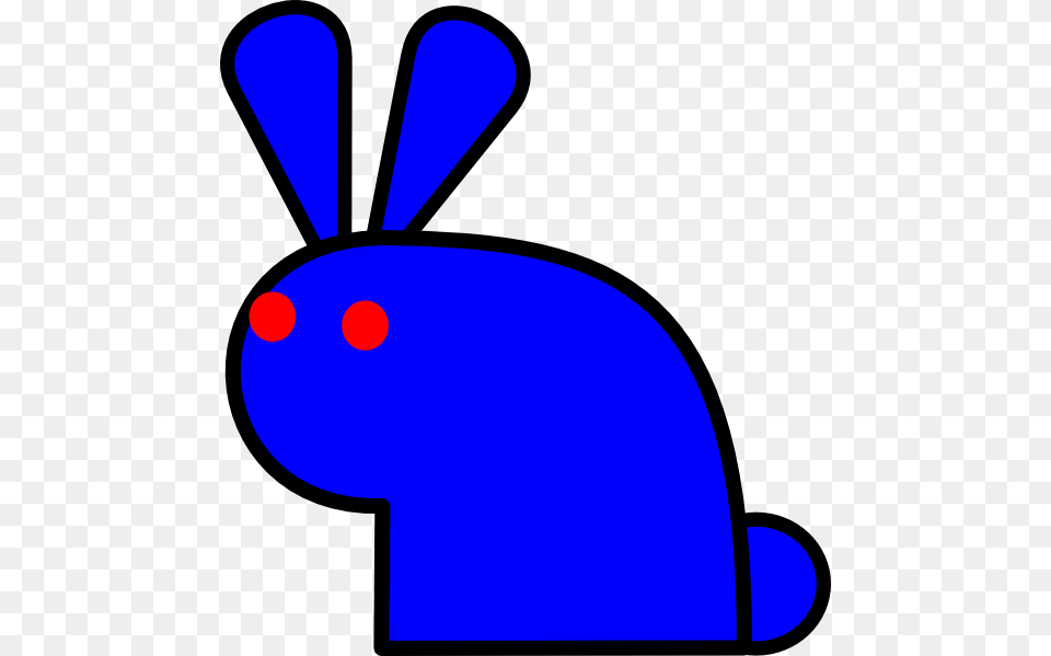 Blue Rabbit Svg Clip Arts 558 X 599 Px, Animal, Mammal, Lawn, Lawn Mower Png
