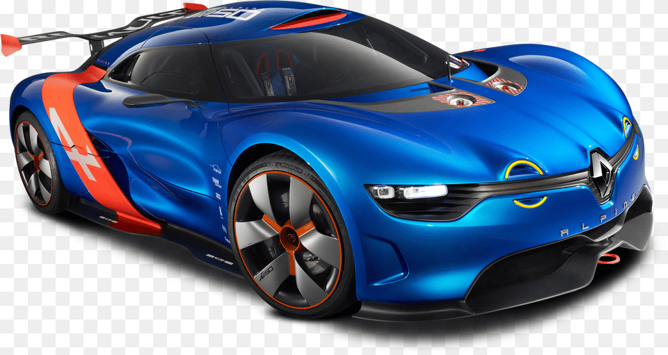 Blue Race Transparent Renault Alpine Concept, Alloy Wheel, Vehicle, Transportation, Tire Png Image