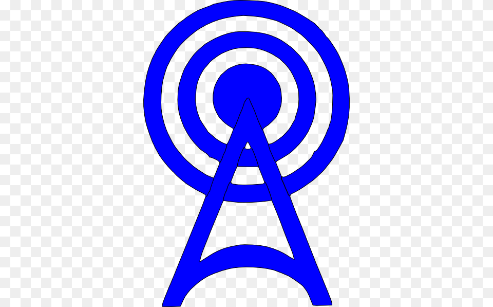 Blue Radio Tower Icon Clip Art For Web, Spiral Free Transparent Png