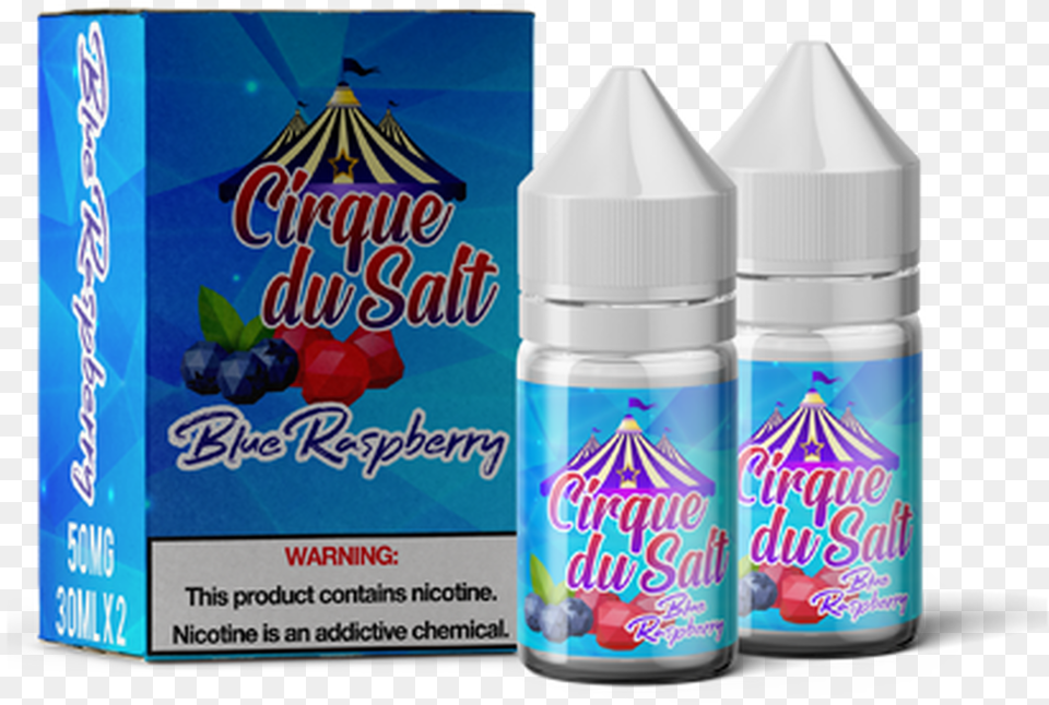Blue Raspberry Cirque Du Salt Mango Peach, Bottle, Tin Free Transparent Png