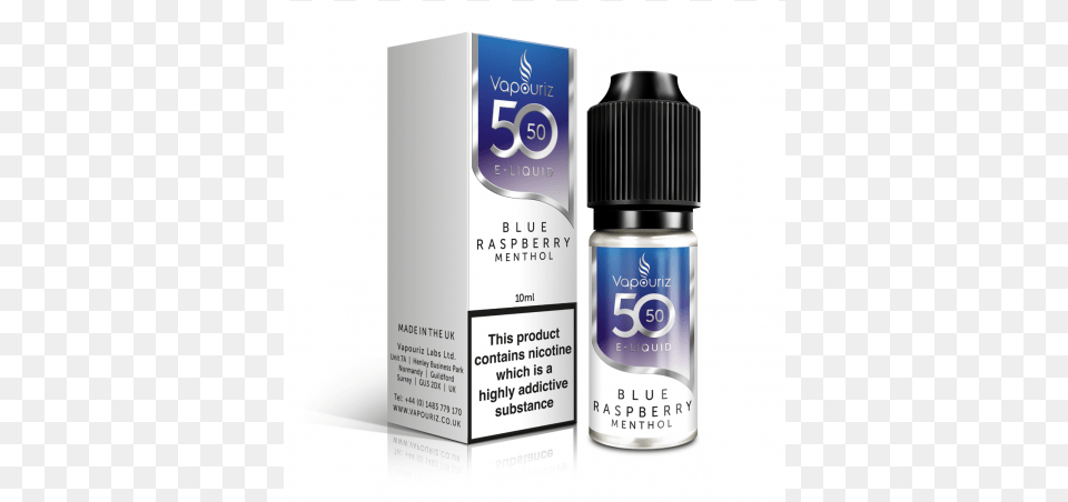 Blue Raspberry Menthol 5050 Universal E Liquid 10ml Vapouriz V Mini, Bottle, Shaker, Cosmetics Free Png