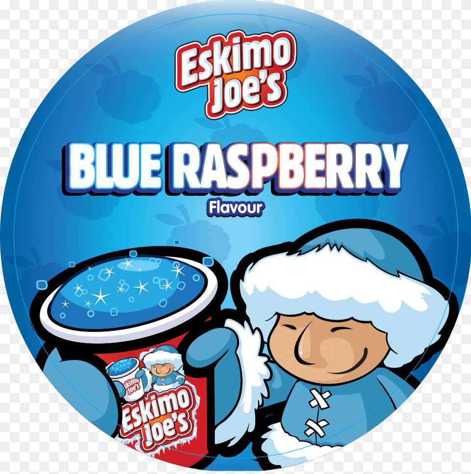 Blue Raspberry Slush Syrup Cartoon, Disk, Dvd, Baby, Person Free Png Download