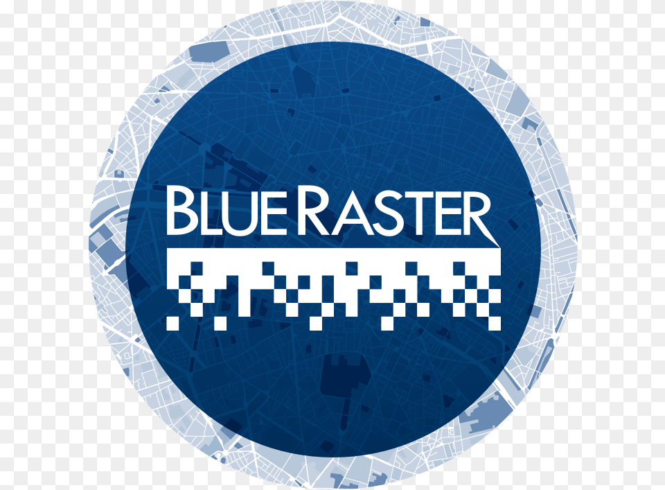 Blue Raster, Logo, Sticker, Text Png Image