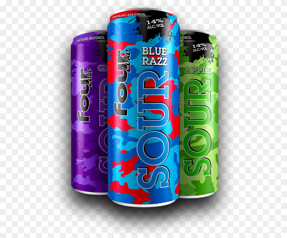 Blue Razz Four Loko, Can, Tin Free Png