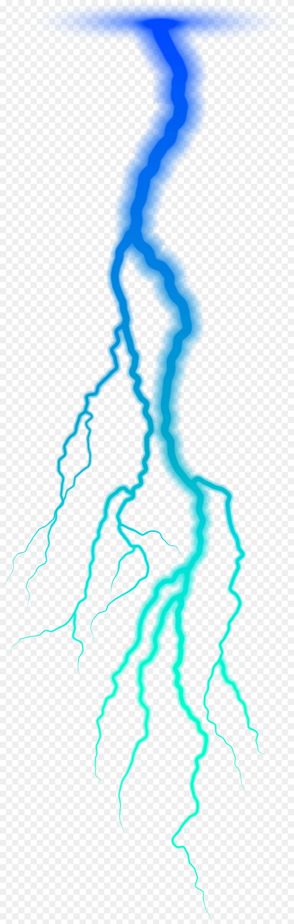 Blue Realistic Lightning Clipart Transparent Background Free Png