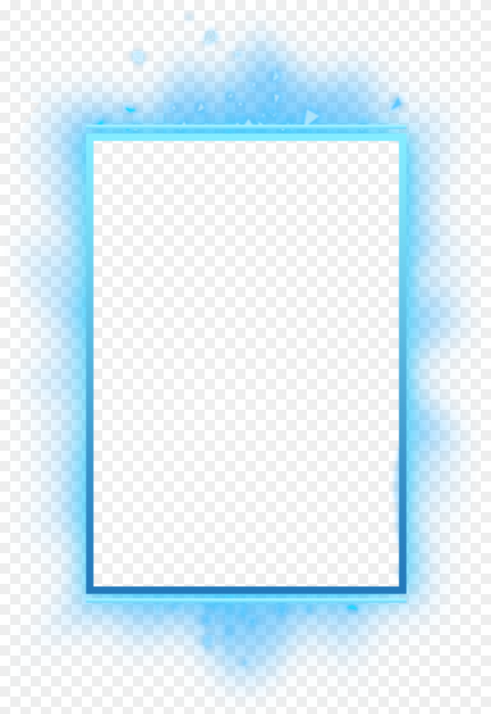 Blue Rectangle Translucent Electric Blue, Outdoors Free Png Download