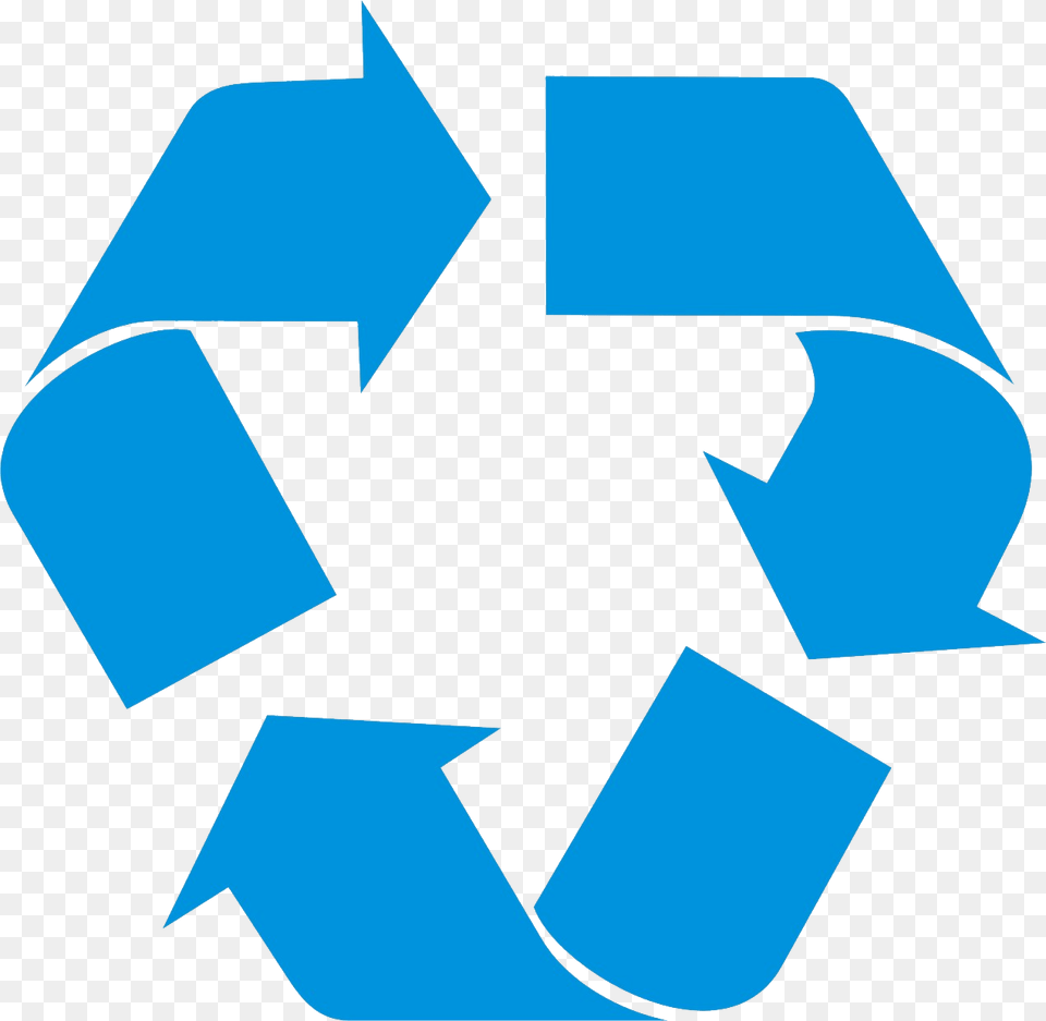 Blue Recycle Logo, Recycling Symbol, Symbol, First Aid Free Transparent Png