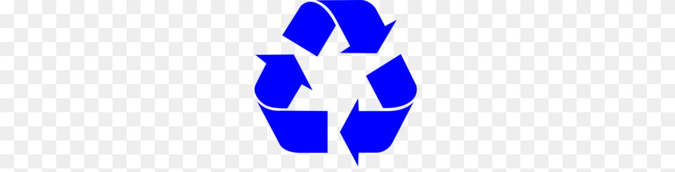 Blue Recycle Symbol Clip Art Talkin Trash With Uhn, Recycling Symbol, Person Png Image
