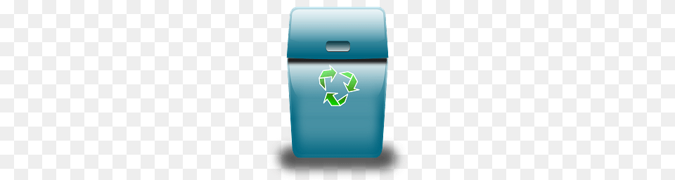 Blue Recycling Bin, Recycling Symbol, Symbol, Mailbox, Tin Png
