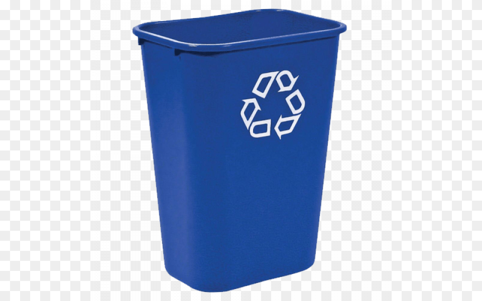 Blue Recycling Bin, Recycling Symbol, Symbol, Mailbox, Tin Png Image