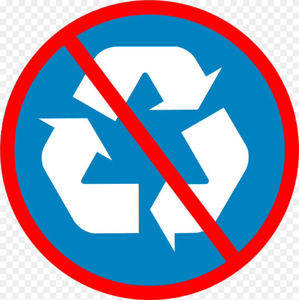 Blue Recycling Sticker, Symbol, Recycling Symbol, Sign Png Image