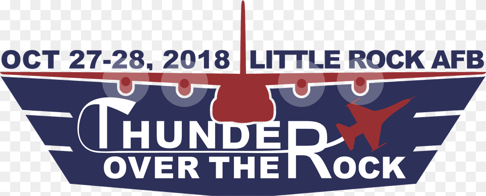 Blue Red And White Logo Of Red C130 With Blue And Thunder Over The Rock Air Show 2018, Scoreboard, Water, Waterfront, Text Png