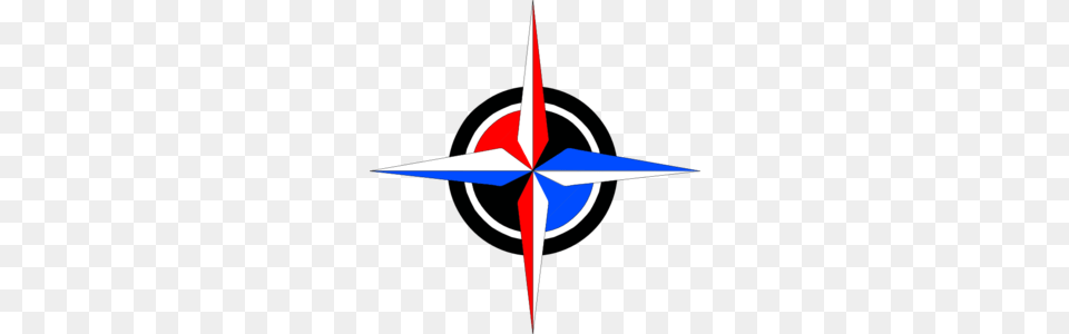 Blue Red Compass Rose Clip Art Free Transparent Png