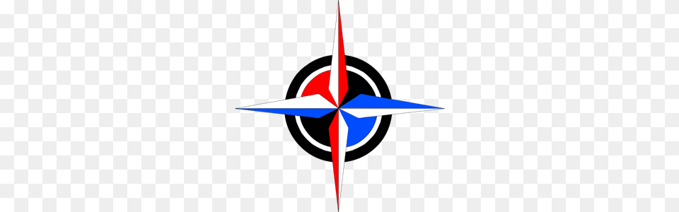 Blue Red Compass Rose Clip Art For Web Png Image
