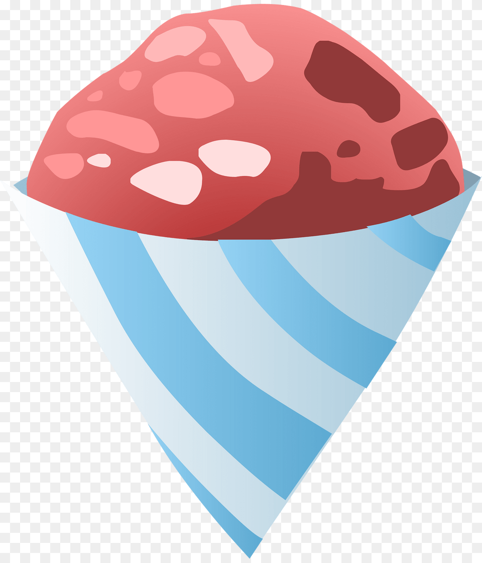 Blue Red Snow Cone Clipart, Cream, Dessert, Food, Ice Cream Png