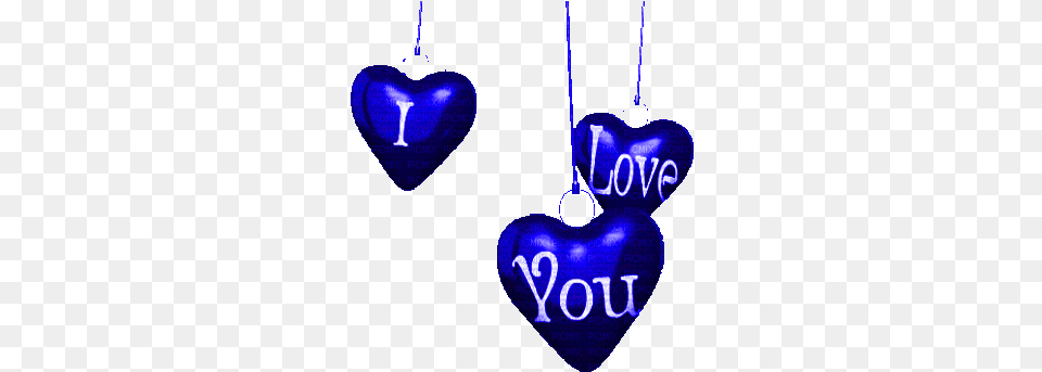 Blue Red Swinging Hearts Gif Picmix Love You Gif Blue, Heart, Accessories Png Image