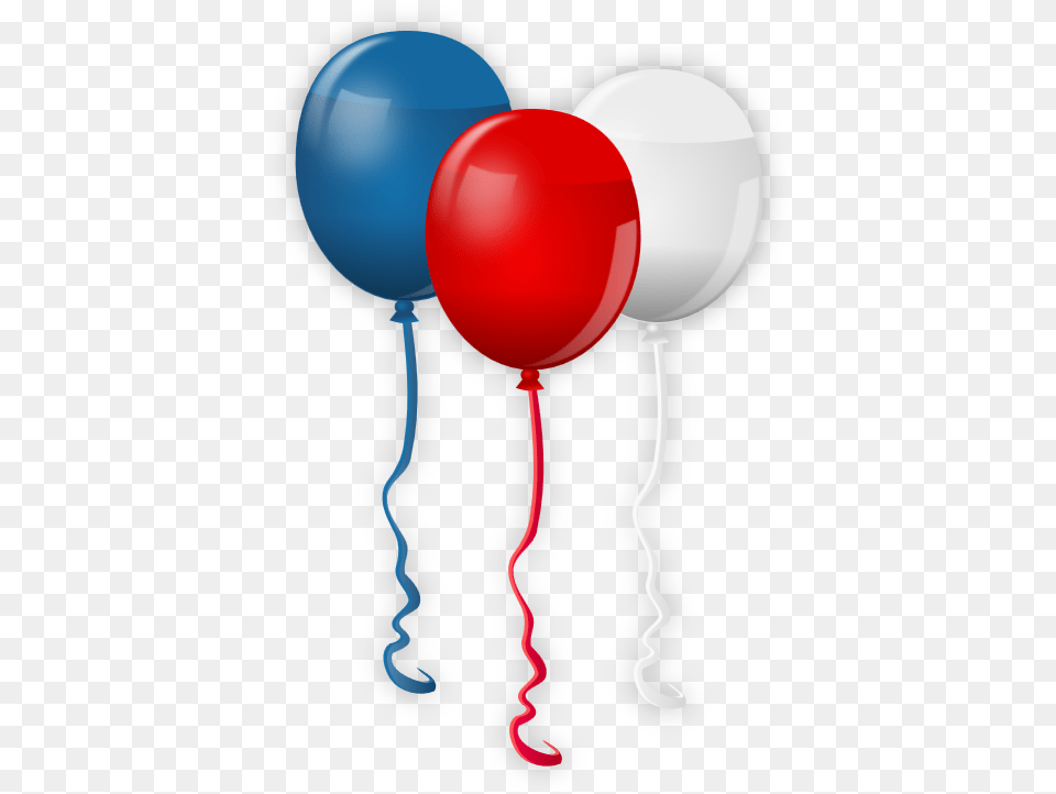 Blue Red White Balloon Png