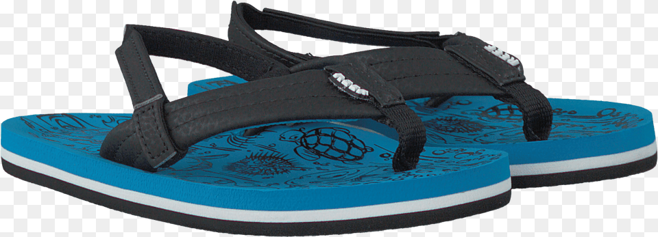 Blue Reef Flip Flops Grom Reef Footprints Skate Shoe, Clothing, Footwear, Sandal, Flip-flop Free Png