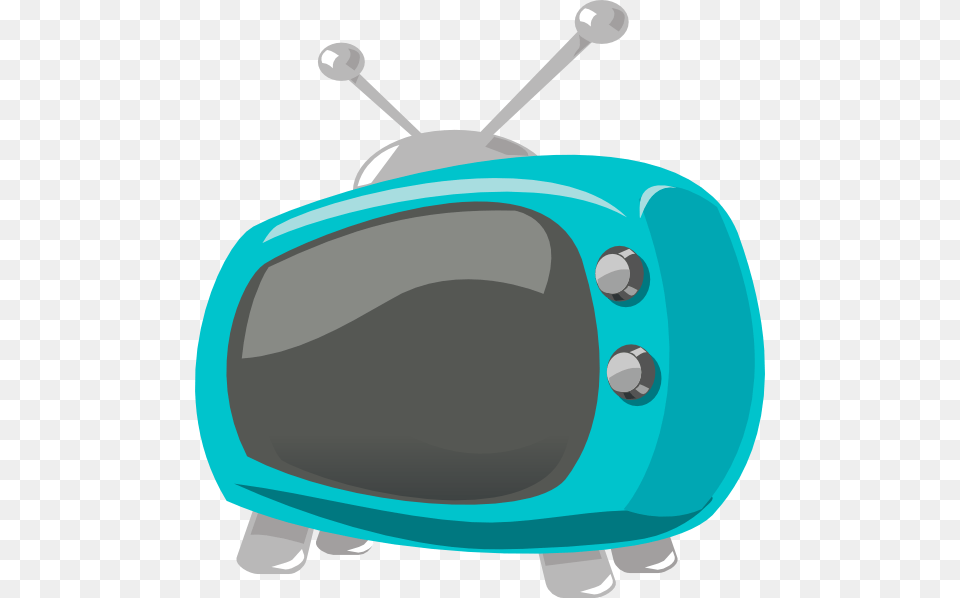 Blue Retro Television Clip Art, Computer Hardware, Screen, Monitor, Tv Free Png Download