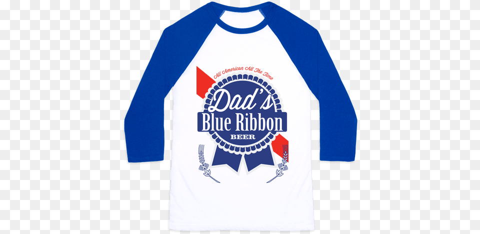 Blue Ribbon Baseball Tee Made It Out Of Bed Shirt, Clothing, Long Sleeve, Sleeve, T-shirt Png