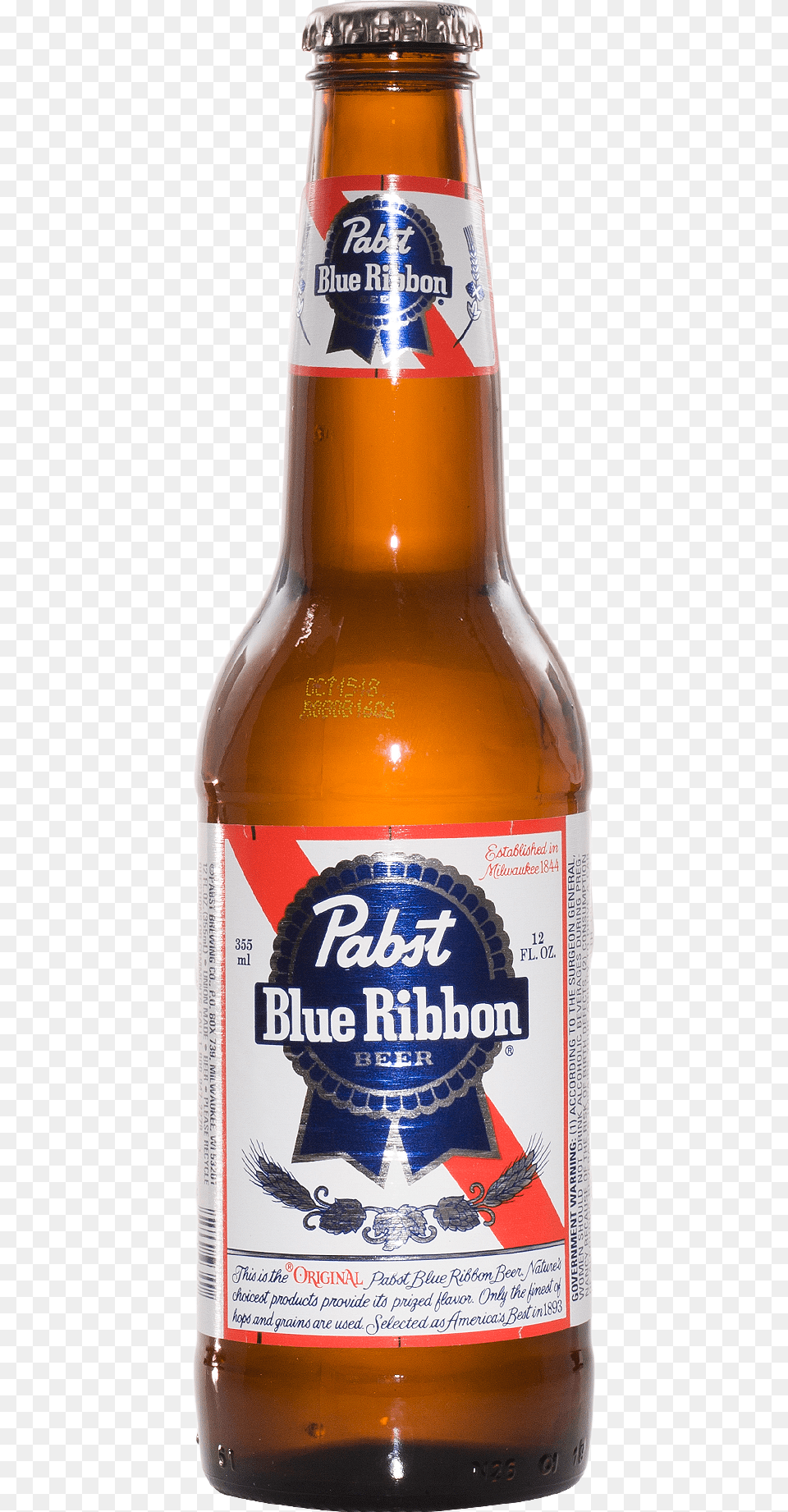 Blue Ribbon Beer Bottles, Alcohol, Beer Bottle, Beverage, Bottle Png