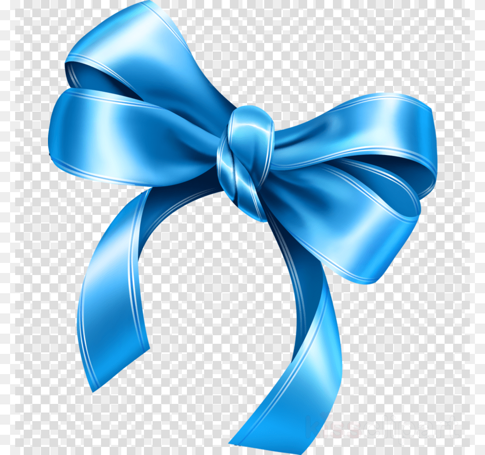 Blue Ribbon Bow Clipart Clip Art Bant, Accessories, Formal Wear, Tie, Knot Png