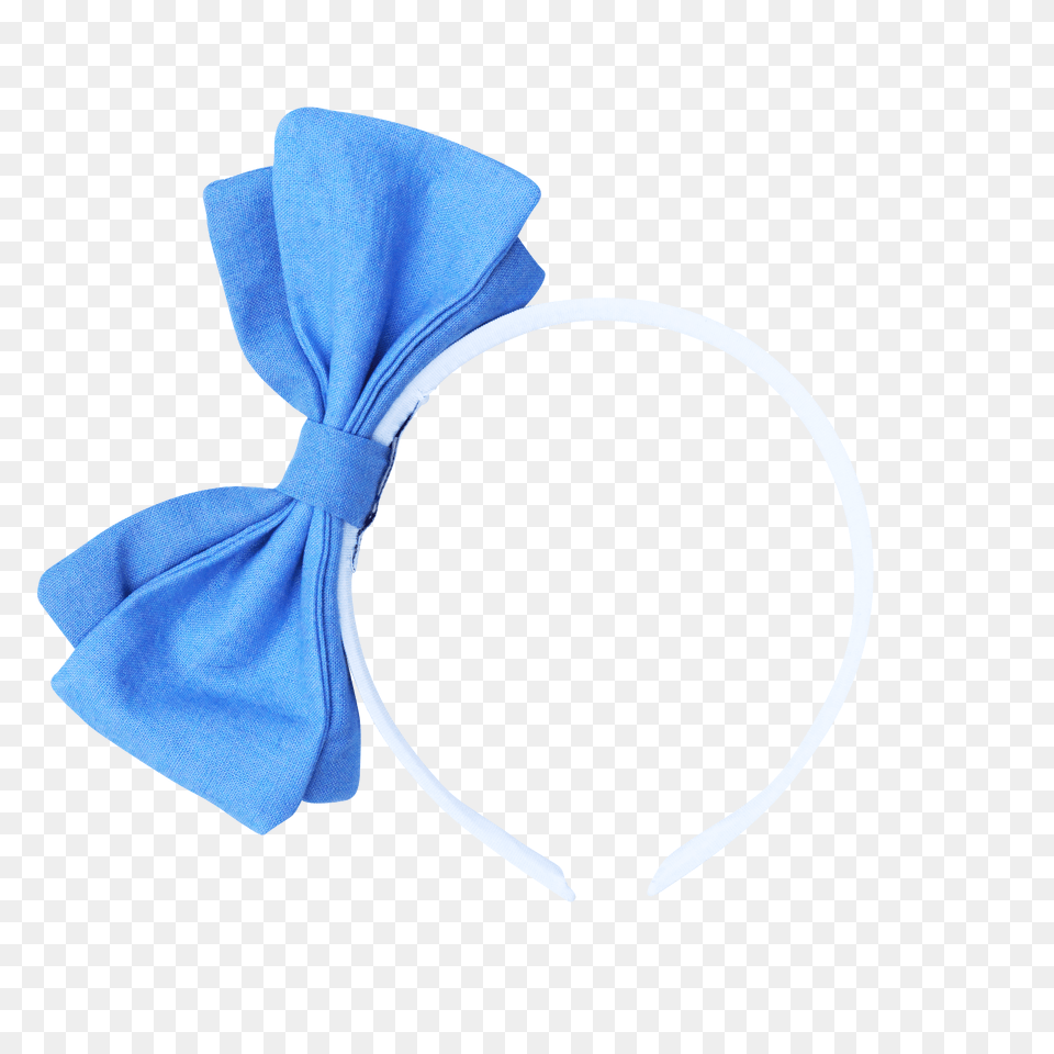 Blue Ribbon Bow Ribbon Hair Band Png