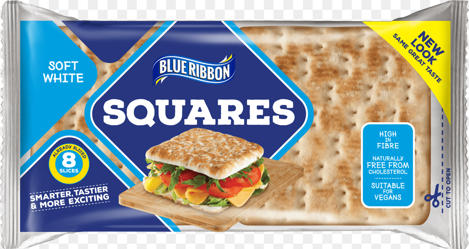 Blue Ribbon Bread Squares Free Png