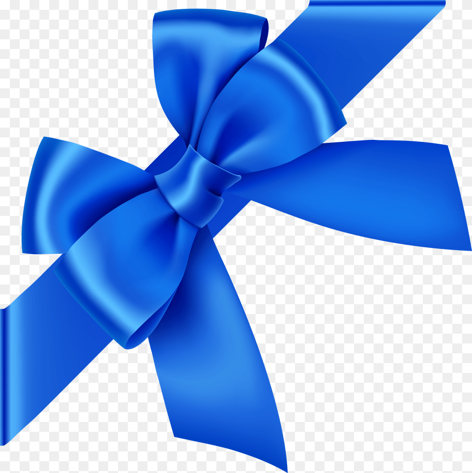 Blue Ribbon Clip Art Bow Free Transparent Png
