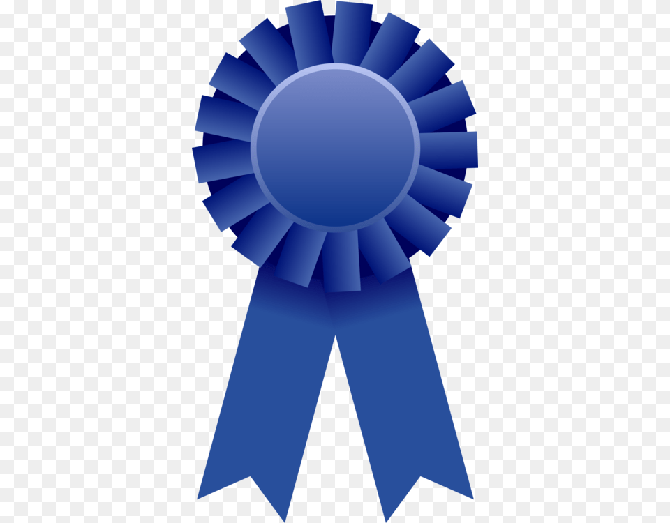 Blue Ribbon Rosette Prize Award, Badge, Logo, Symbol, Gold Free Transparent Png