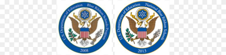 Blue Ribbon School, Emblem, Logo, Symbol, Badge Free Png Download