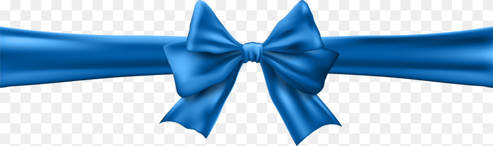 Blue Ribbon With Bow, Accessories, Formal Wear, Tie, Bow Tie Free Png