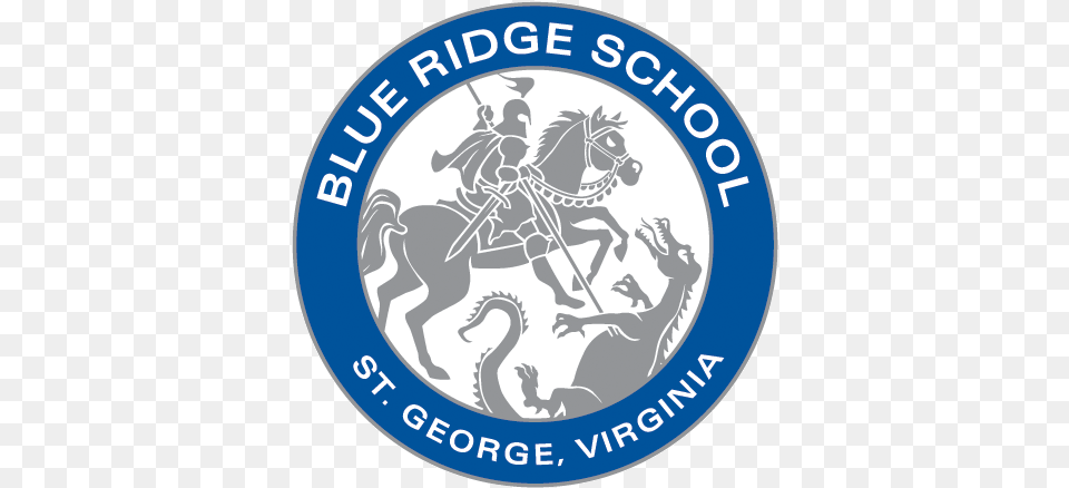 Blue Ridge School Blue Ridge School Logo, Person, Animal, Horse, Mammal Free Png Download
