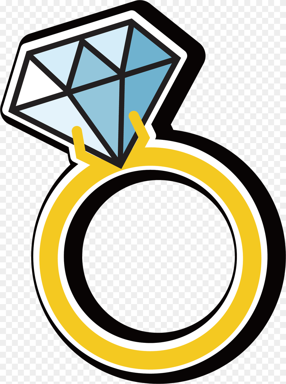 Blue Ring Diamond Gemstone Vector Hd Image Diamond Ring Vector, Accessories, Jewelry, Ammunition, Grenade Free Transparent Png