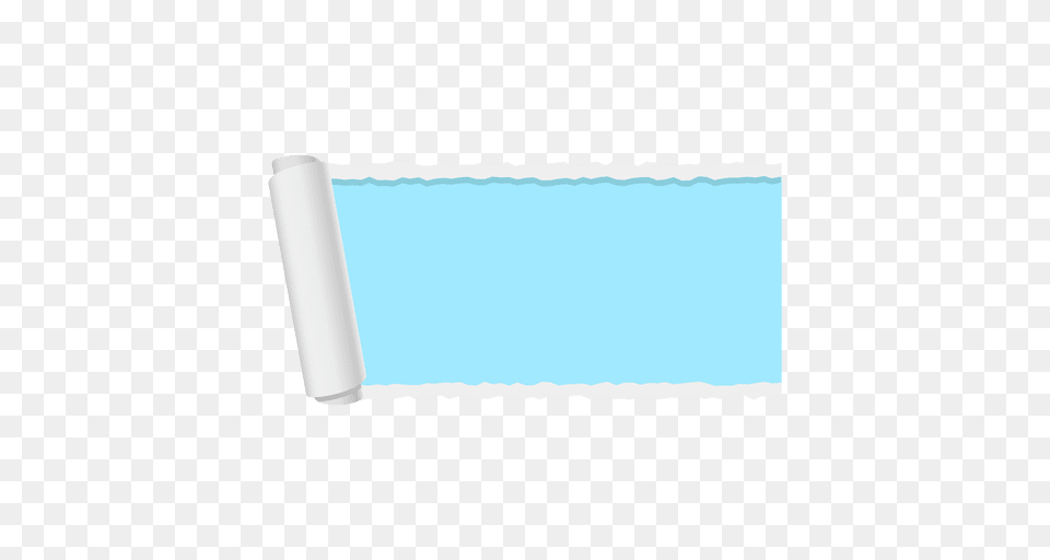 Blue Ripped Paper Banner, Text Png
