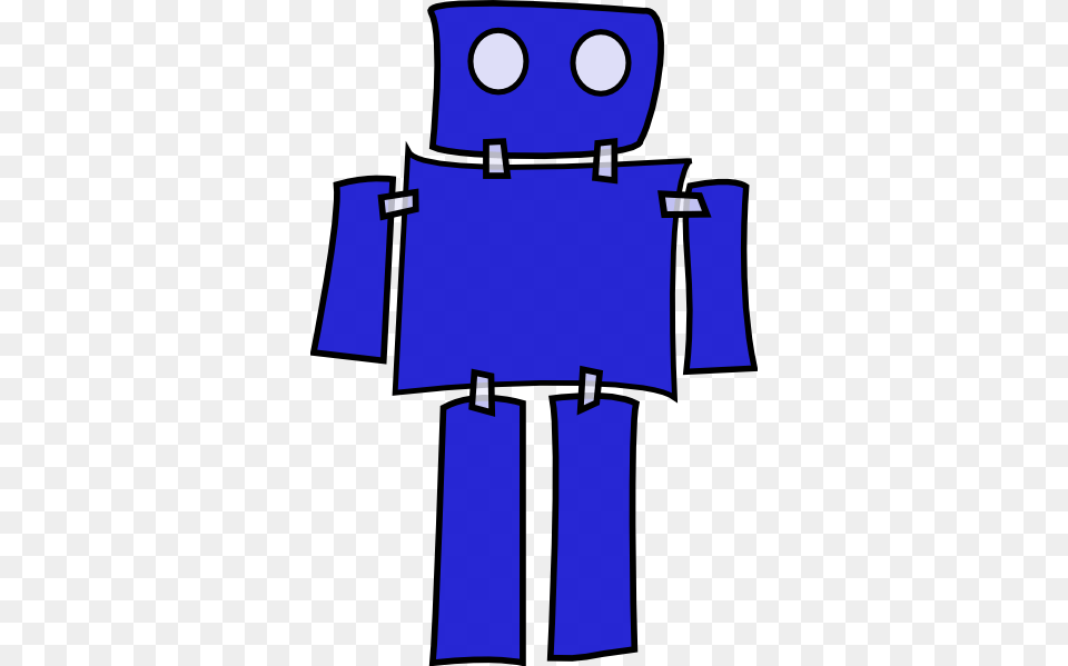 Blue Robot Clip Art Vector Free Png Download