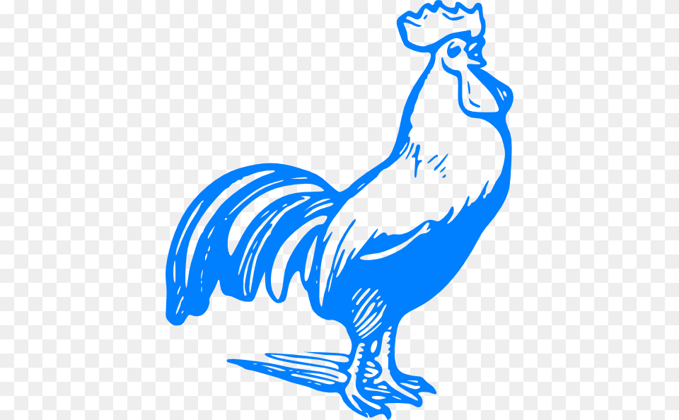 Blue Rooster Blue Rooster Clip Art, Person, Animal, Bird, Chicken Free Png Download
