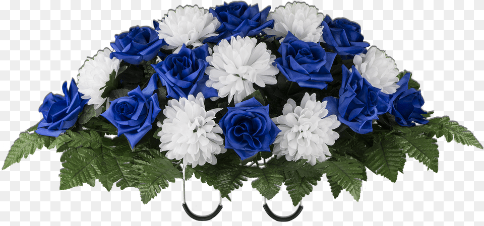 Blue Rose And White Mum Blue Flower Bouquet, Flower Arrangement, Flower Bouquet, Plant Free Png