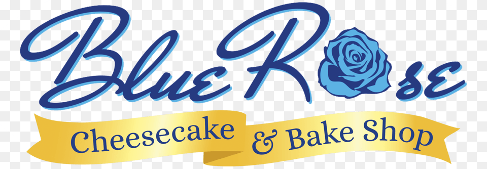 Blue Rose Cheesecake Amp Bake Shop, Flower, Plant, Text, Logo Png Image