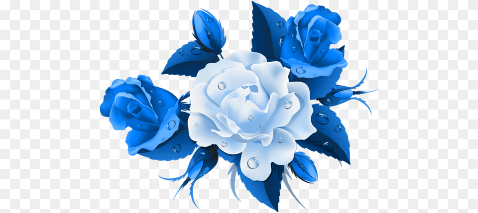 Blue Roses Bouquet Of Roses Vector Art, Flower, Graphics, Plant Free Png