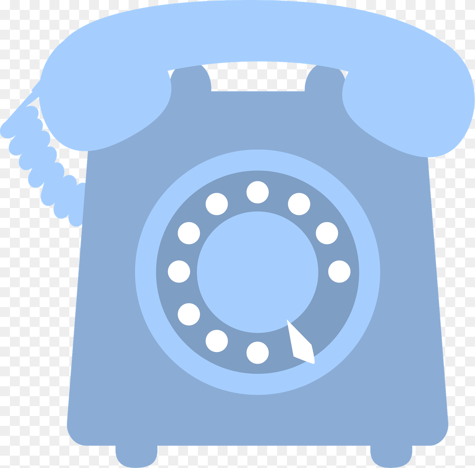 Blue Rotary Telephone Clipart, Electronics, Phone, Dial Telephone Free Png Download