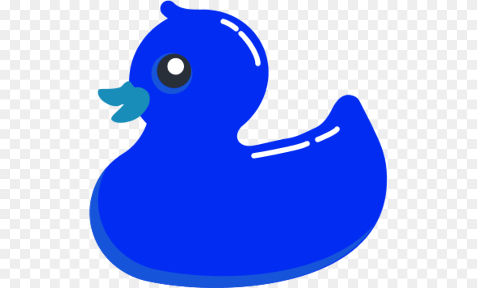 Blue Rubber Duck Clip Art Transparent Background Rubber Duck Clip Art, Animal, Bird, Beak Free Png Download