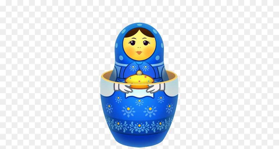 Blue Russian Doll Egg, Food, Jar, Easter Egg Free Transparent Png
