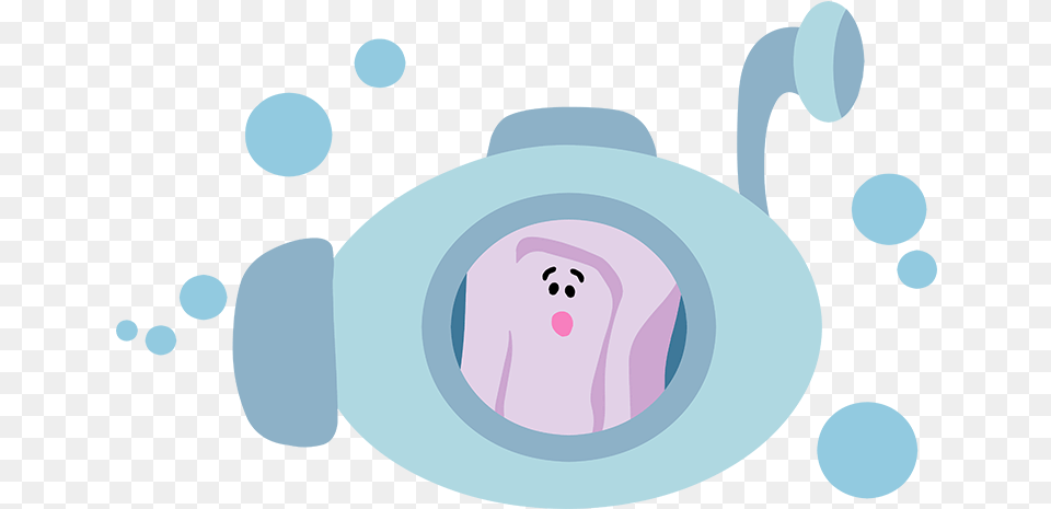 Blue S Clues Slippery In Submarine Blues Clues Bubble Cartoon, Indoors Free Transparent Png