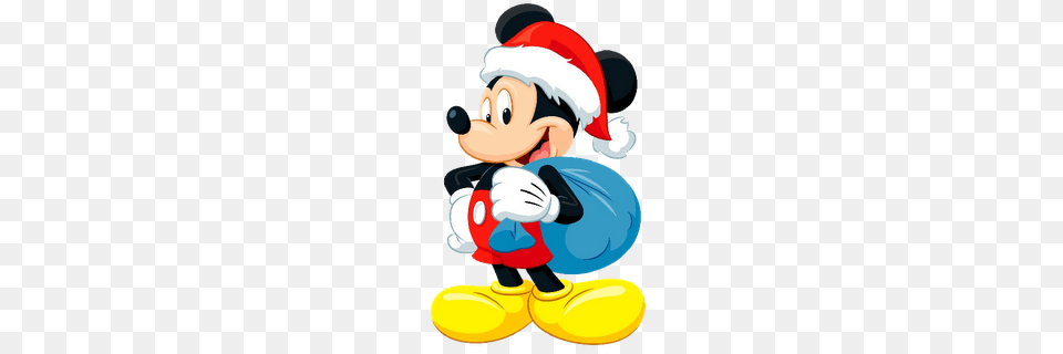 Blue Santa Bag Mickey Christmas Disney Disney, Dynamite, Weapon Png