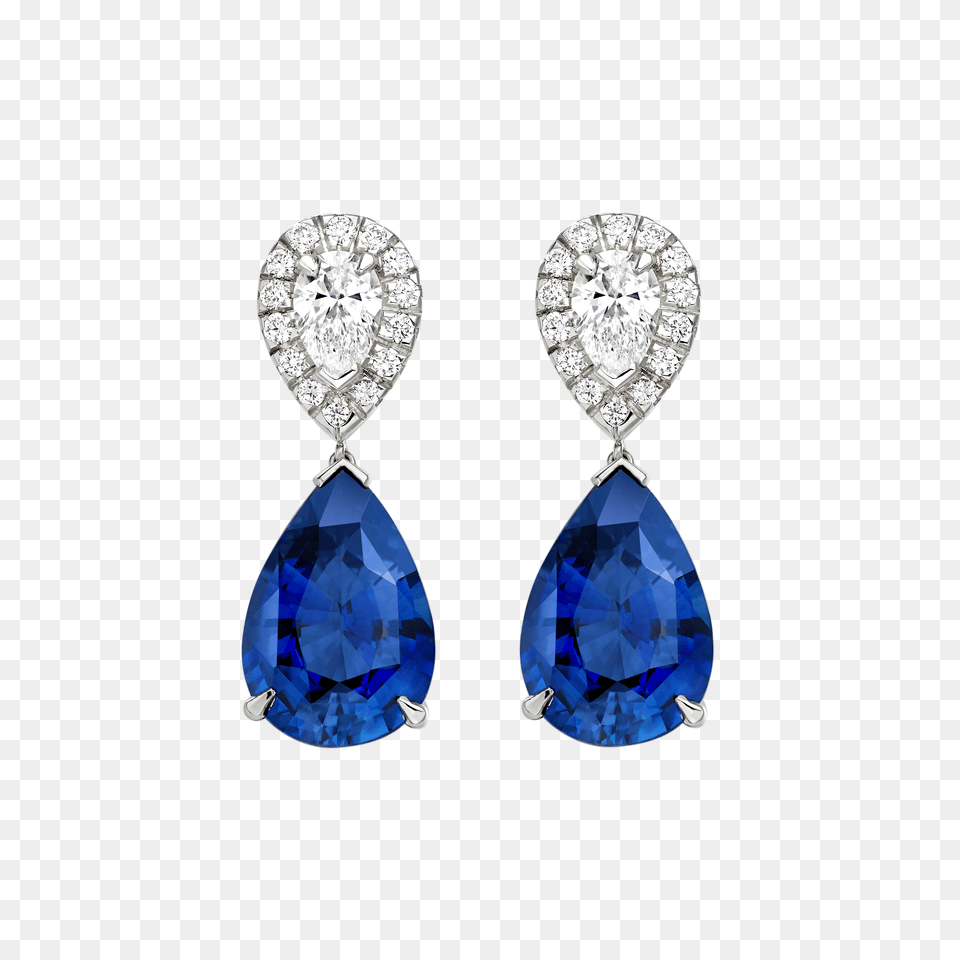 Blue Sapphire Earring Earrings, Accessories, Gemstone, Jewelry Free Png