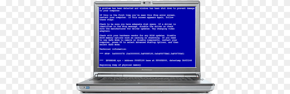 Blue Screen Of Death Bsod Mousepad, Computer, Electronics, Laptop, Pc Free Transparent Png