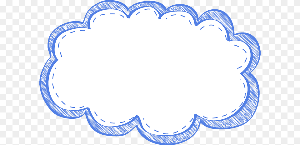 Blue Scribble Frame Circle Free Transparent Png